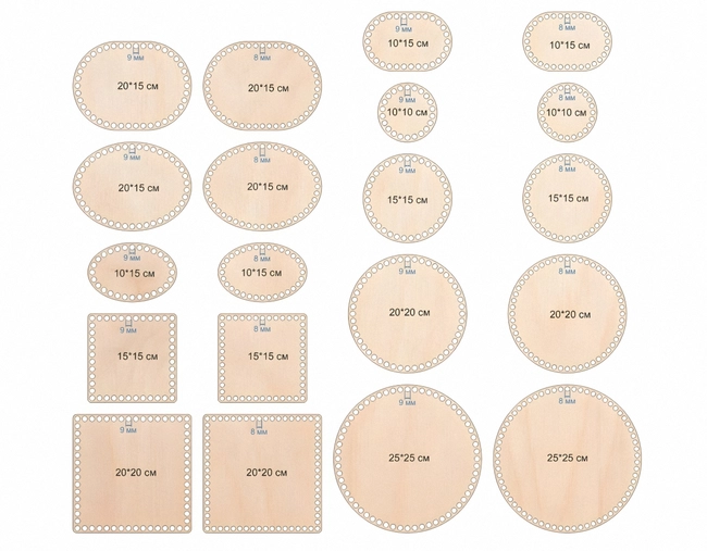 Wooden Basket Bottom Layouts