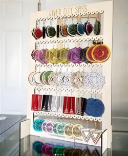 Wooden Earring Display Stand