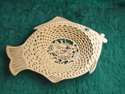 Wooden Multi Layer Goldfish Dish