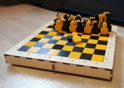 Wooden Travel Chess Set