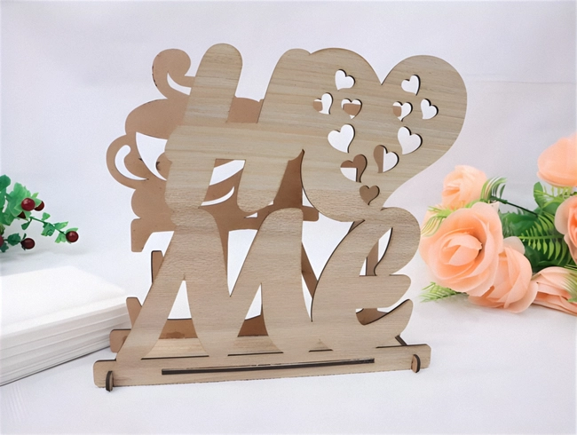 Wooden home napkin holder 3mm