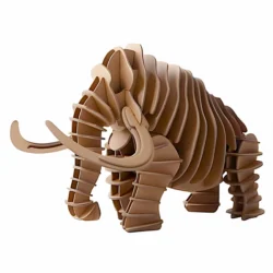 Woolly Mammoth 3D Cardboard Puzzle Kit