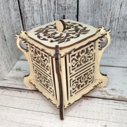 Antique tea chest box