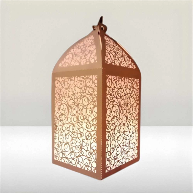 Arabesque pattern lantern