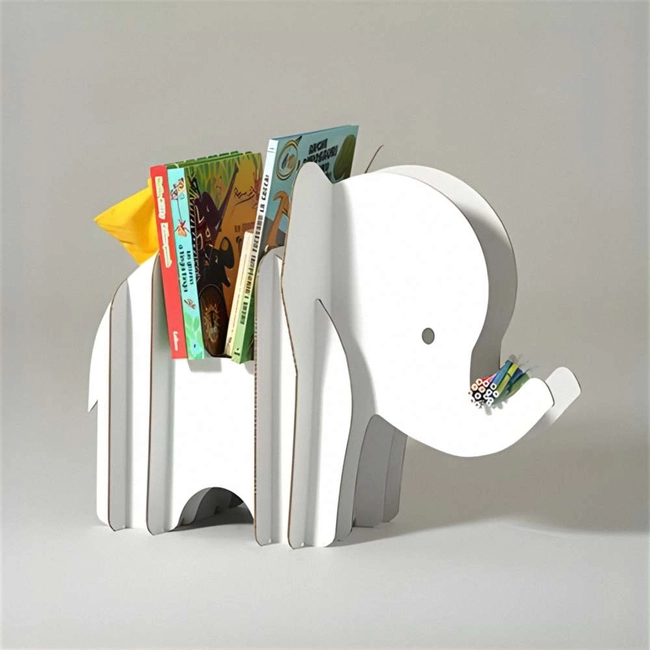 Baby elephant bookshelf for kids