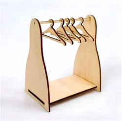 Barbie doll garment rack