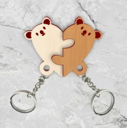 Bear Couple KeyChain