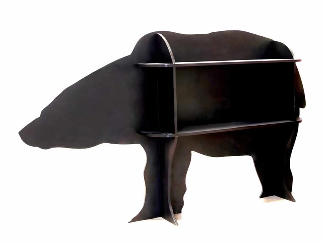 Bear bookshelf storage