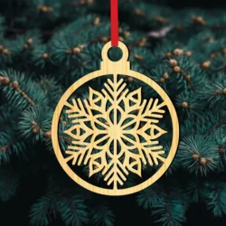 Christmas Snowflake Bauble