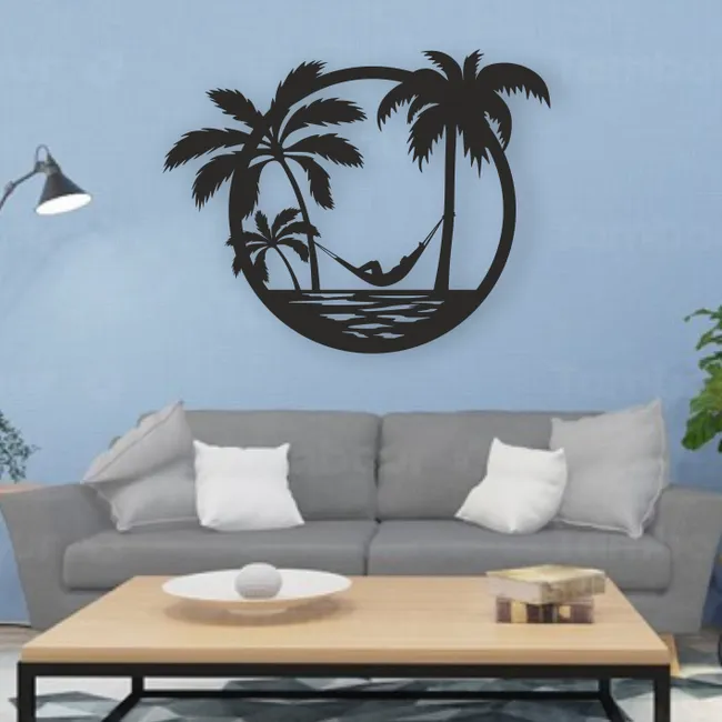 Coconut Tree Wall Decor