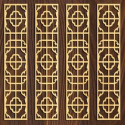 Design pattern panel screen