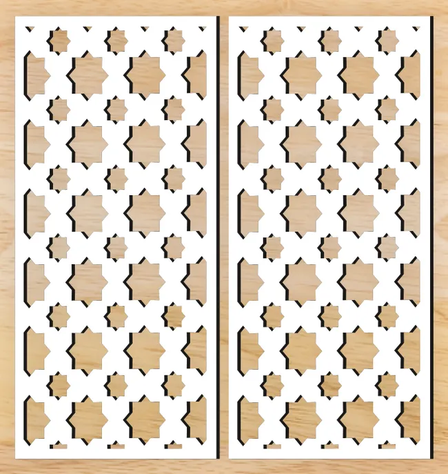 Design pattern panel screen