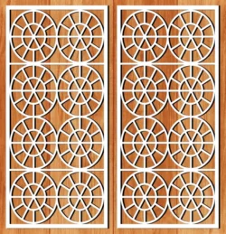 Design pattern panel screen