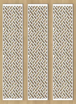 Design pattern panel screen