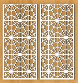 Design pattern panel screen