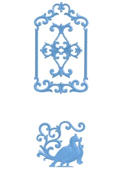 Door frame pattern