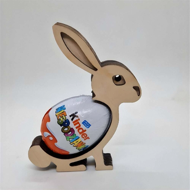 Easter bunny chocolate egg holder