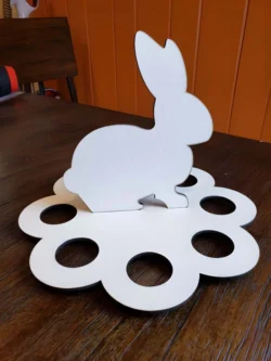 Easter bunny egg holder blank