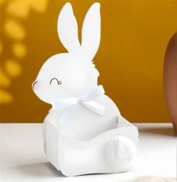 Easter bunny flower box decoration