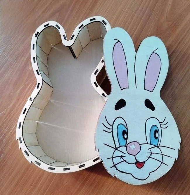 Easter bunny gift box