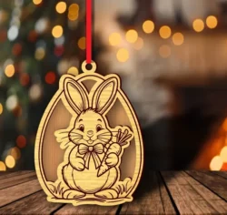 Easter bunny ornament