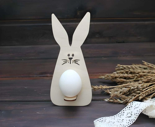 Easter cute bunny egg stands