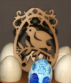 Easter egg tabletop stand for decoration