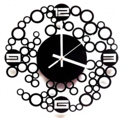 Elegant circles wall clock