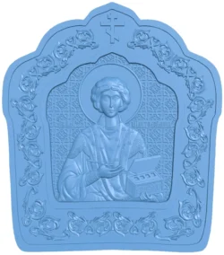 Icon Of The Healer Panteleimon