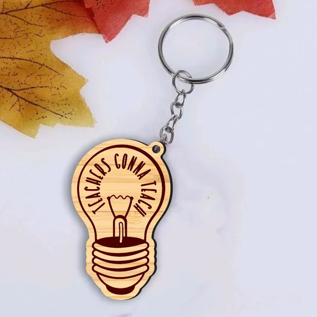 Light Bulb Keychain