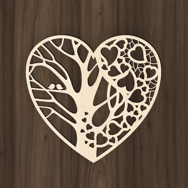 Tree in heart