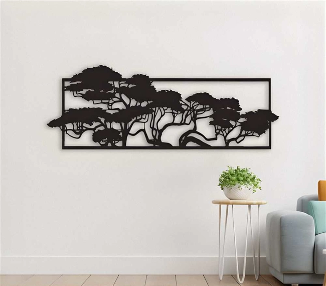 Trees wall art panel