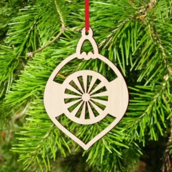 Wheel Christmas Ornament