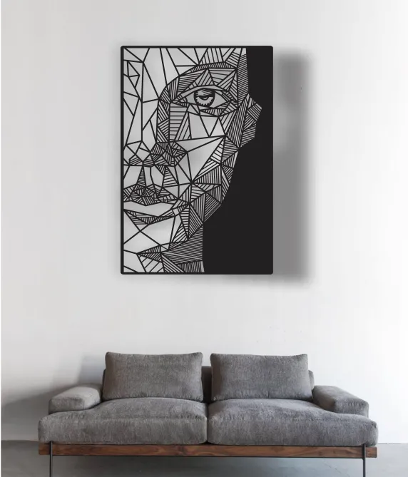 Woman Face Wall Decor