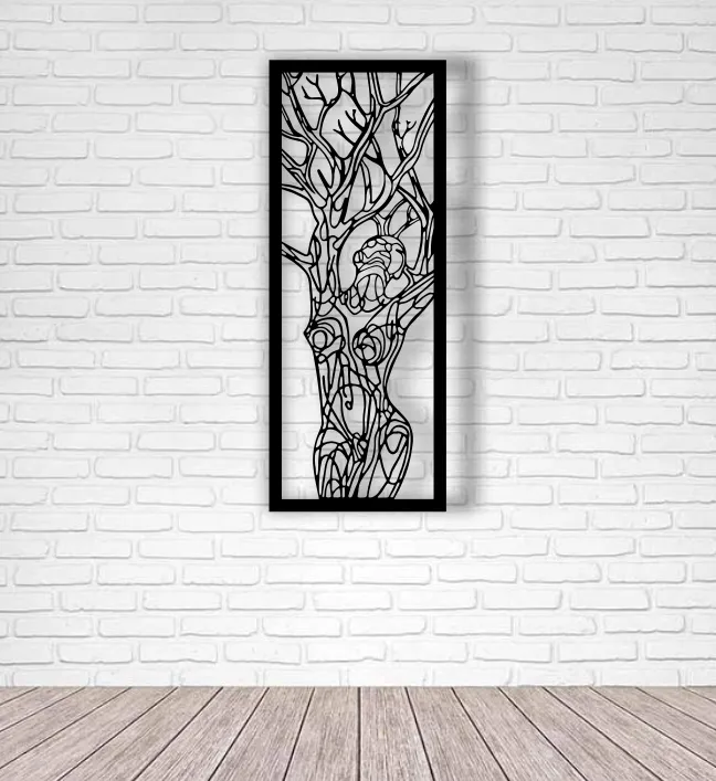 Woman Tree Wall Decor