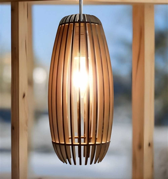 Wood lamp