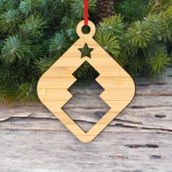 Wooden Christmas Craft Ornament