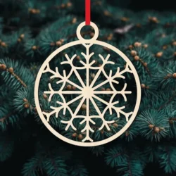 Wooden Christmas Tree Ornament