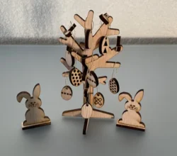 Wooden Easter tree