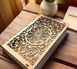 Wooden book box