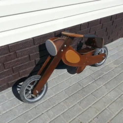 Wooden chopper balance bike