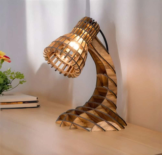 Wooden lamp